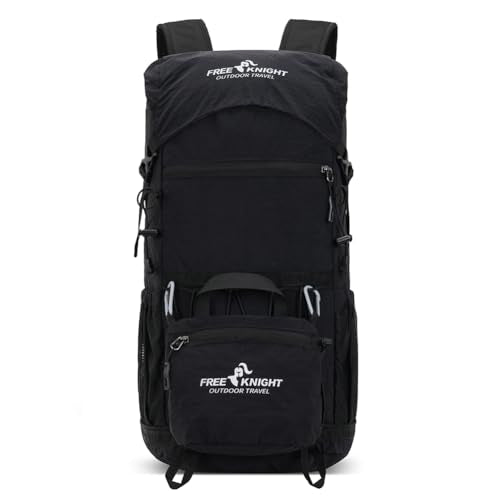Bseash 30L Lightweight Hiking Backpack, Black - color: Black