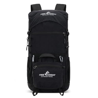 Bseash 30L Lightweight Hiking Backpack, Black - color: Black