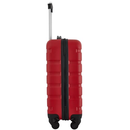 Wrangler 22" Hardside Spinner Carry-On Luggage, Salsa Red - color: Salsa Red