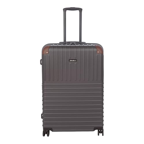 Eddie Bauer Strata Luggage | Hardside | Spinner Wheels | Expandable | Lightweight | Travel Essentials, Cinder, 30" (Check-In) - color: Cinder, size: 30" (Check-In)