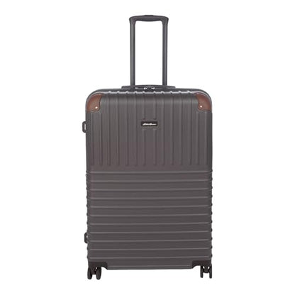 Eddie Bauer Strata Luggage | Hardside | Spinner Wheels | Expandable | Lightweight | Travel Essentials, Cinder, 30" (Check-In) - color: Cinder, size: 30" (Check-In)