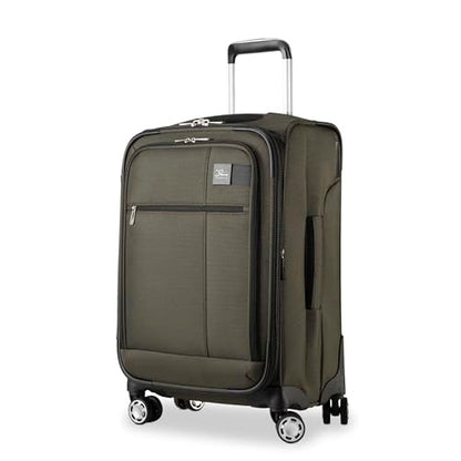 Skyway Sigma 7.0 Softside Expandable Spinner Suitcase with Wheels, Carry-on Luggage, Pine, 20-inch - color: Pine, size: Carry-on 20-Inch