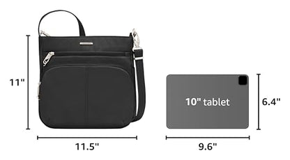 Travelon Anti-Theft Classic North/South Crossbody Bag - color: Black