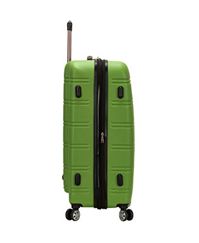 Rockland Melbourne Hardside 3 Piece Expandable Spinner Wheel Luggage Set, (20"/24"/28"), Green - color: Green, size: 3 Piece (20"/24"/28")