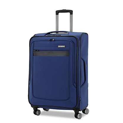 Samsonite Ascella 3.0 Softside Expandable Luggage with Spinners, Light Plum, 2PC SET (Carry-on/Medium) - color: Sapphire Blue, size: 2-Piece Set (Carry-on/Medium)