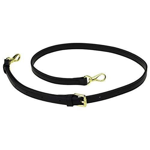 Allzedream Leather Purse Strap Replacement Crossbody Handbag Long Adjustable (Black) - color: Black