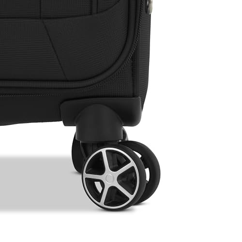 Samsonite Saire LTE Softside Expandable Luggage with Spinner Wheels, Black, 3-Piece Set (Carry On/Medium/Large) - color: Black, size: 3-Piece Set (Carry on/Medium/Large)