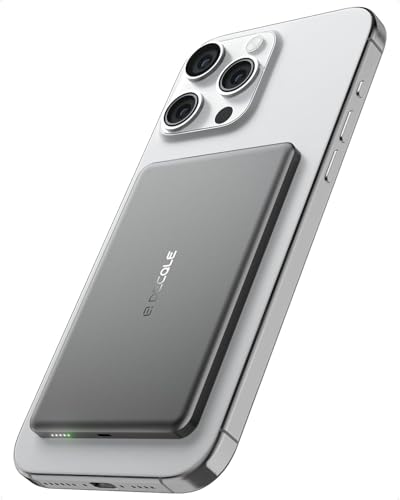 “Air” Power Bank for MagSafe 5000mAh Ultra Slim Battery Charger Case 2026 - color: Gray