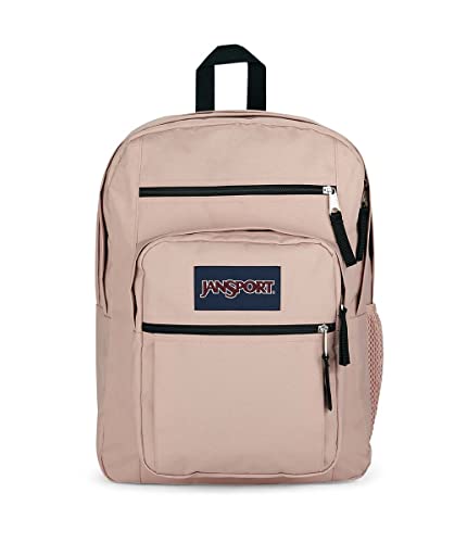 JanSport Laptop Backpack - Computer Bag with 2 Compartments, Ergonomic Shoulder Straps, 15” Laptop Sleeve, Haul Handle - Misty Rose - color: Misty Rose