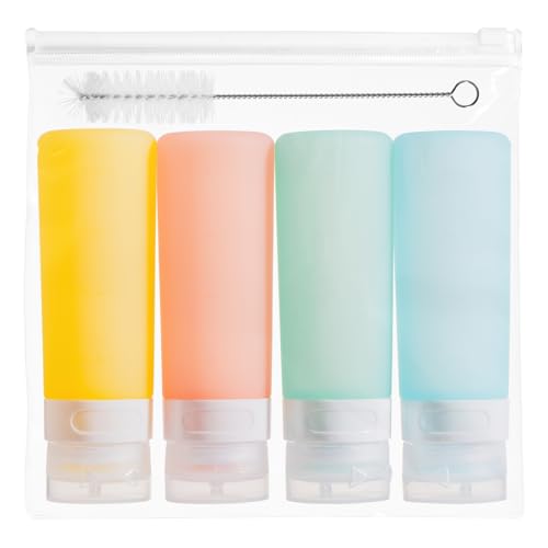 MICEBAY 3 oz Condiment Squeeze Bottles, Leakproof Salad Dressing Container - color: Candies, size: 3 OZ