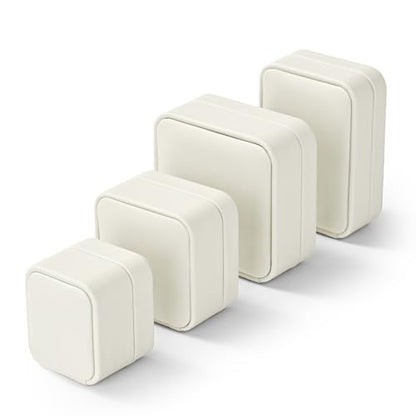 Oirlv Creamy White Long Necklace Box - color: Creamy-white, size: Long Chain Box