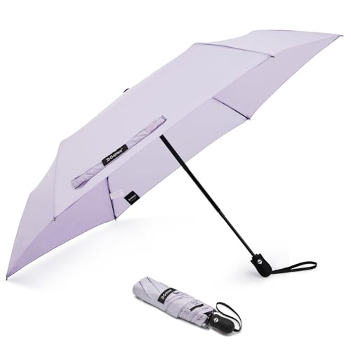 G4Free 40 Inch Travel Compact Umbrella Mini Sun UV Protection Umbrella - color: Light Purple
