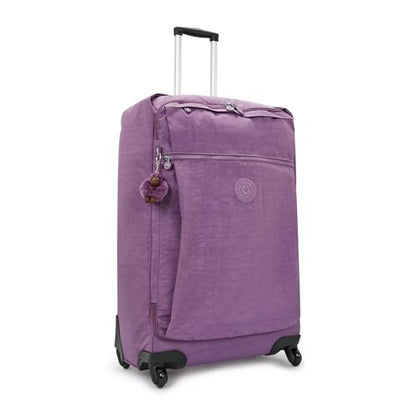 Kipling Women's Darcey Large 29-Inch Softside Checked Rolling Luggage, 360 Degree Spinning Wheels