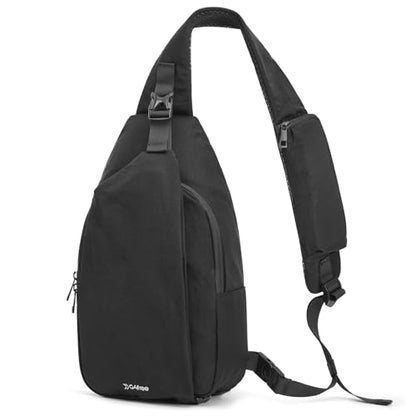 G4Free Sling Bag for Men, RFID Blocking Crossbody Bag for Daily - color: black