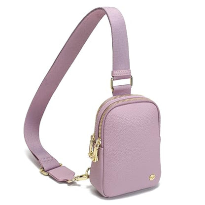 INICAT Anti Theft Crossbody Bag for Women, Small Sling Purse - color: Purple, size: Small