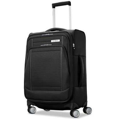 Samsonite UpLIFT Lightweight Softside Carry-On Luggage with Spinner Wheels - Expandable - Airline-Approved, Polyester Soft Suitcase for Ultra Light Travel - Black - color: Black, size: Carry-On