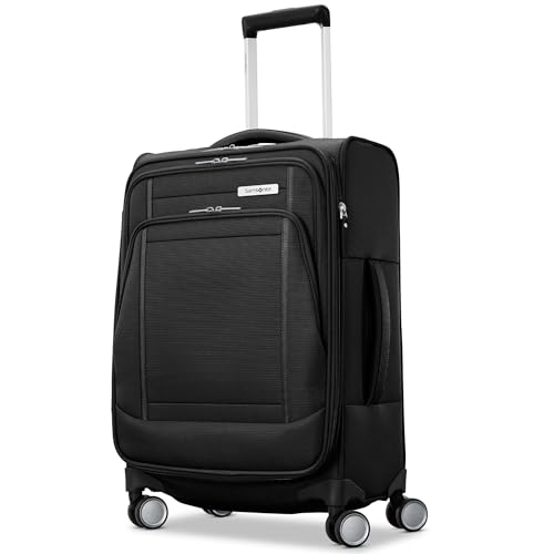 Samsonite UpLIFT Lightweight Softside Carry-On Luggage with Spinner Wheels - Expandable - Airline-Approved, Polyester Soft Suitcase for Ultra Light Travel - Black - color: Black, size: Carry-On