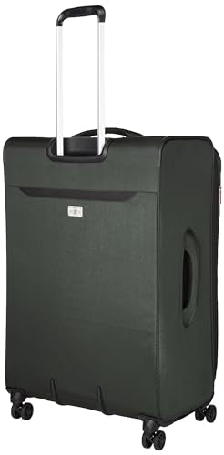 DELSEY PARIS Sky Max 2.0 Softside Expandable Luggage with Spinner Wheels, Green, Checked-Large, 28 Inch - color: Green, size: Checked-Large, 28 Inch