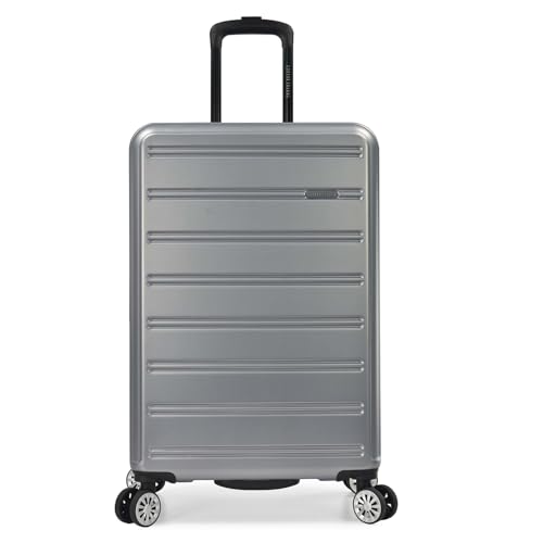 Travel Select Snowcreek Hardside Expandable Spinner Luggage Set w/USB Port, Gray, 3-Piece - color: Gray, size: 3 Piece Set