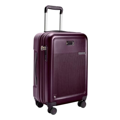 Briggs & Riley Sympatico Essential 22 Inch Hardside Carry-On Spinner, Plum - color: Plum, size: 22" Carry-On