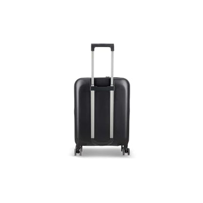 ROLLINK Foldable Mono Carry-On Suitcase 21” – Hardshell Luggage, Double Spinner Wheels, TSA Lock, Lightweight & Durable Travel Case – Scratch, Water & Impact Resistant (Black) - color: Black, size: Carry-On