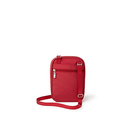 Baggallini Journey Crossbody Bags for Women 9x6 Small Lightweight Travel Handbag W/RFID - color: Apple