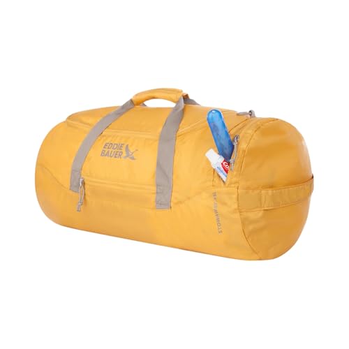 Eddie Bauer Stowaway Packable Duffel Bag, 45L, Field Gold - color: Field Gold