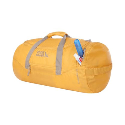Eddie Bauer Stowaway Packable Duffel Bag, 45L, Field Gold - color: Field Gold