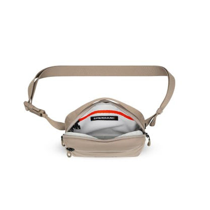Sherpani Hyk, Small Sling Bag, Lightweight Travel Fanny Pack - color: Dune