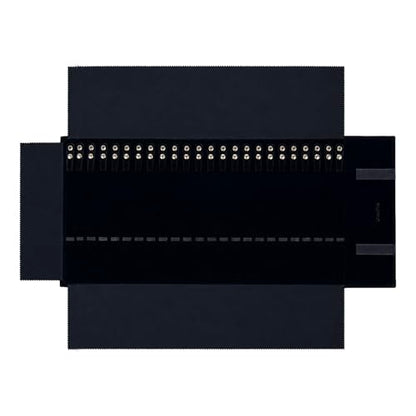UnionPlus Travel Necklaces Roll Organizer Anti-Tangle Large Black - color: Black, size: Large