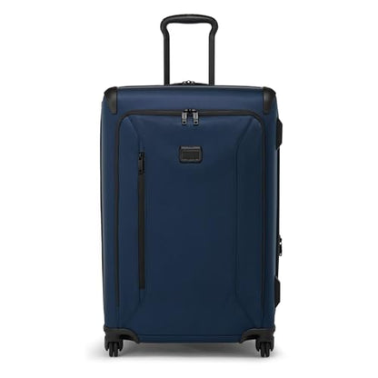 TUMI - Aerotour 4 Wheel Expandable Luggage - Men's and Women's Lightweight Business and Leisure Travel Suitcase - 26" Medium Expandable Checked, Navy - color: Navy, size: 26" Short Trip Expandable Packing Case
