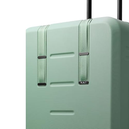Db Ramverk Medium Check-In 24 Inch Hardside Luggage, Compact Suitcase with Silent 360 Spinner Wheels, TSA Lock, Interior Laptop Compartment and Two Zipper Dividers, Green Ray - color: Green Ray, size: Checked-Medium