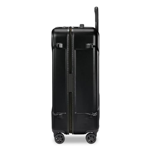 Briggs & Riley Torq Medium 27 Inch Hardside Checked Luggage, Stealth Black - color: Stealth, size: 27"