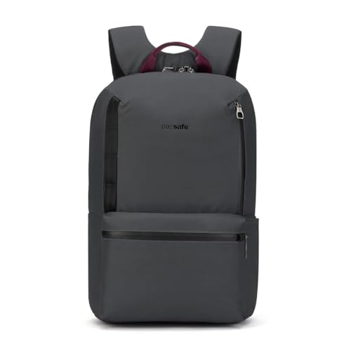 Pacsafe Metrosafe X Anti Theft 20L Backpack-with Padded 16" Laptop Sleeve, Slate, 20 Liter - color: Slate