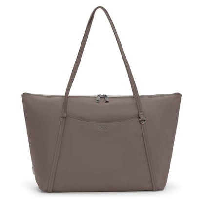TUMI Voyageur Q Tote, Lightweight Travel Tote - color: Mink