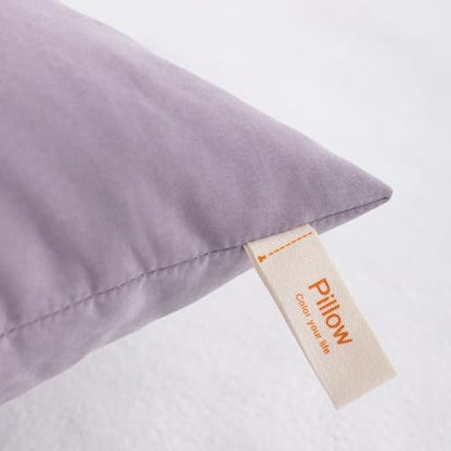 NTBAY Toddler Pillows, Set of 2, 13"x18", Lavender - color: Lavender, size: 13"x18"