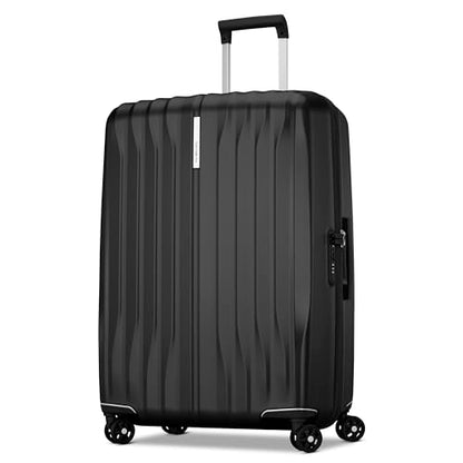 Samsonite UpLIFT Large Checked Hardside Luggage with Spinner Wheels - Airline-Approved, TSA Lock, Adjustable Handle System - Polycarbonate Hard Suitcase for Ultra Lightweight Travel - Phantom Black - color: Phantom Black, size: Large Checked Spinner