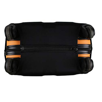 Explore Land Travel Luggage Cover Fits 18-22 inch Case (Black, S) - color: Black, size: S