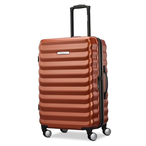 Samsonite 단단한 양면 50.8cm(20인치) 경량 휴대용 확장 가능한 엘리먼트 슈트케이스: 내구성, 360개의 스피너 휠, 조절 가능한 텔레스코픽 핸들, TSA 승인 잠금 장치, 구리 오렌지, 엘리먼트 하드사이드 - color: 구리 오렌지, size: 2-Piece Set (20"/24")