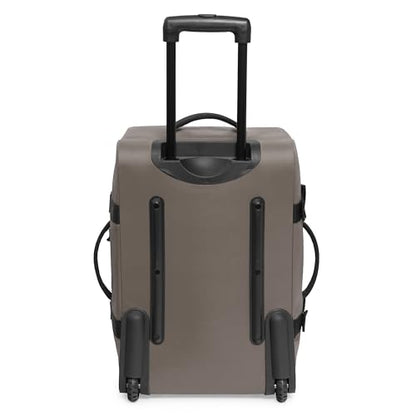 Traveler's Choice Softside Upright Wheeled Duffel Bag - color: Dark Brown