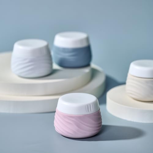 Eternal Moment Travel Containers for Toiletries 1.7 OZ Cosmetic Jar - color: Blue, size: 50ml