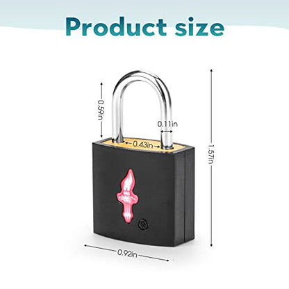 TSA Luggage Locks 4-Pack 4 Colors – Keyed Alike TSA Approved for Family - color: 4 packs family sets