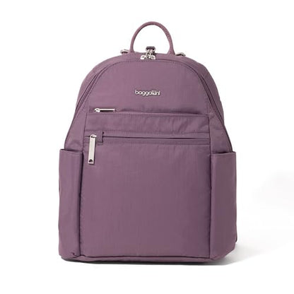 Baggallini Securtex Anti-Theft Vacation Backpack - color: Misty Purple