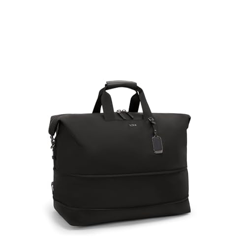 Tumi Unisex Rhys Expandable Duffel - color: Black/Gunmetal