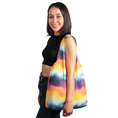 Nanobag Standard 19L Tote Foldable Packable Reusable Grocery Shopping Bag - color: Clouds