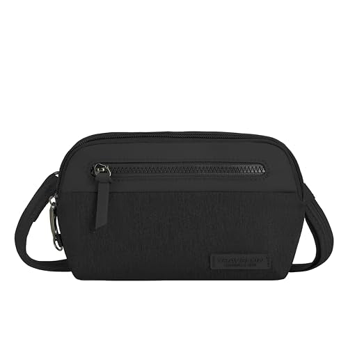 Travelon Anti-Theft Metro Convertible Small Crossbody Bag - color: Black