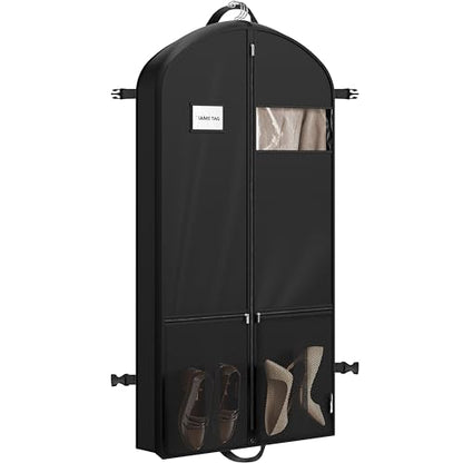 Simple Houseware 54" Travel Garment Bag with Pockets, Heavy Duty Suit Bag - size: 54-Inch Long w/ Pocket, Single
