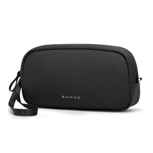 BANGE Travel Organizer Case, Water Resistant Electronics Travel Bag Organizer for Cable, Tech Pouch Accessories Carry Storage for Cord, Phone, Cables, Airpods, USB Flash Drive, Daily Items - color: black, size: S