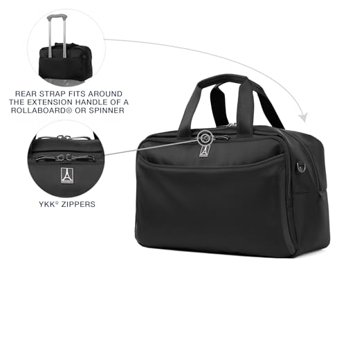 Travelpro Crew Classic Softside Carry-On Underseat Tote Bag, Black - color: Black