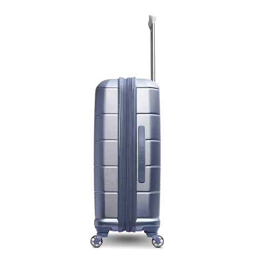 American Tourister Stratum 2.0 Expandable Hardside Luggage with Spinner Wheels, 24" SPINNER, Slate Blue - color: Slate Blue, size: 24-Inch Checked-Medium